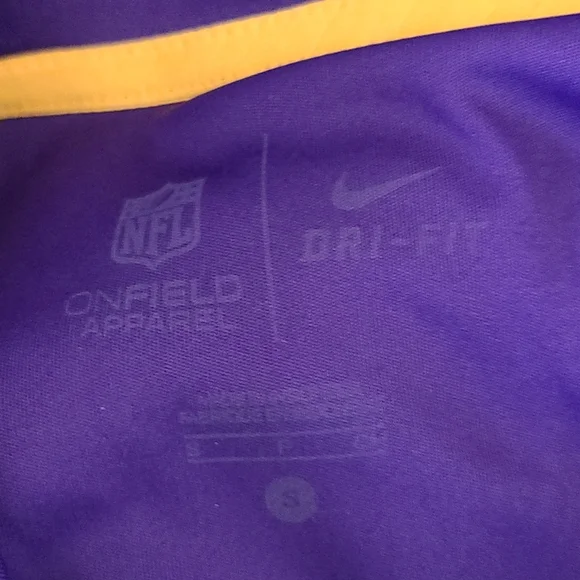 Minnesota Vikings NFL football Nike dri-fit golf shirt Size Small - Picture 6 of 6